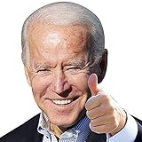 Aahs Donald Trump Decals Car Stickers Funny Left Window Peel Off Political (Joe Biden Thumbs Up)