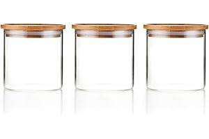 Sweejar Glass Storage Containers with Lids: Perfect for Bathroom Organization