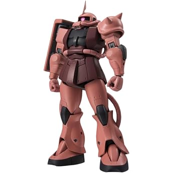 TAMASHII NATIONS ROBOT SPIRITS Mobile Suit Gundam MS-06S Char Custom Zaku Ver. A.N.I.M.E. (Resale Version), Approx. 4.9 in (1