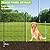 10 Panels No Dig Garden Fence Animal Barrier, 34in(H) × 22.5ft(L) Decorative Metal Outdoor Dog Fence, Rustproof Pet Fencing for Yard, Patio, Flower Bed -Temporary Fencing| Easy to Install