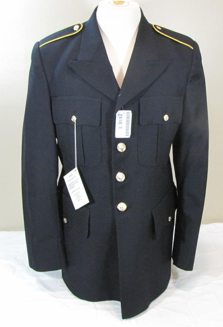 New Military US Army DSCP Enlisted Dress Blue Service Uniform Jacket ASU 38 WHA