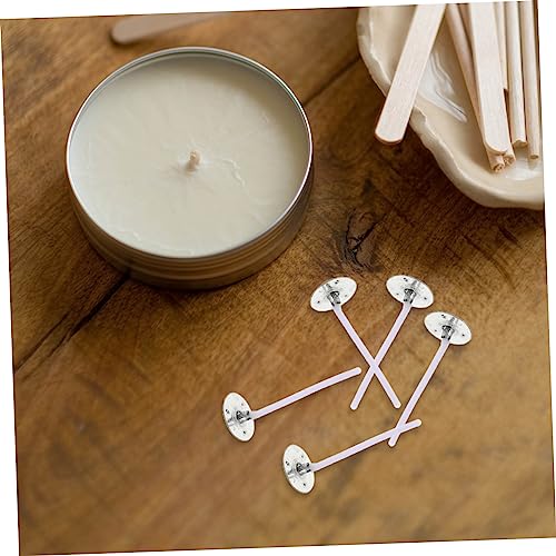 240 piezas de mechas para velas con base de aluminio miniatura 7