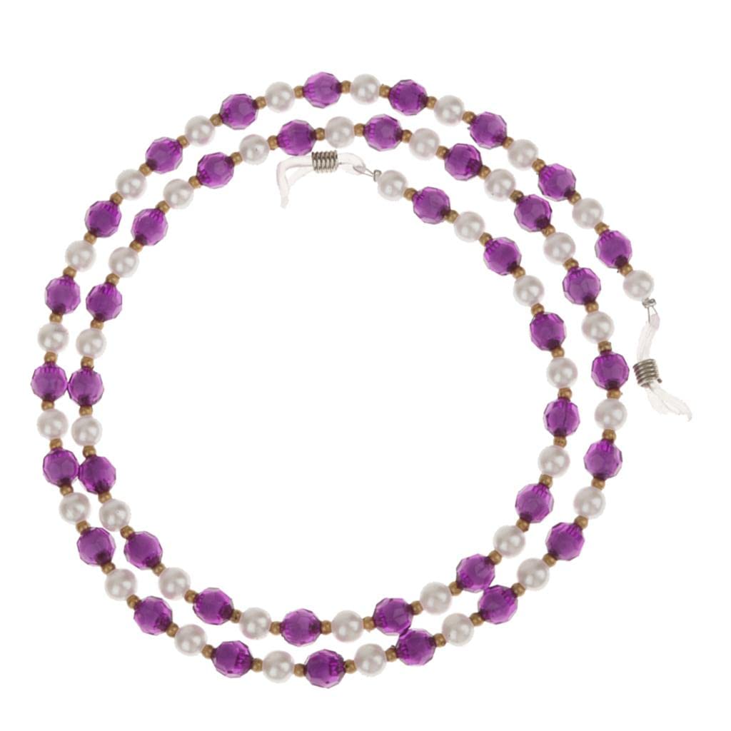 ™ Reading Eyeglasses Sunglasses Spectacles Beads Chain Holder Lanyard Purple | Other Vision Care | Vision Care-image-27