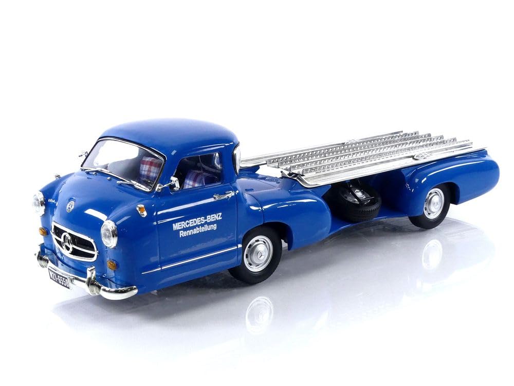Amazon.com: MERCEDES-BENZ Transporteur Blue Wonder - 1955 1:18