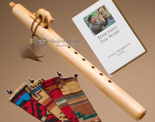 Native American Flute Pack -Natural Mt. Lion & Bag