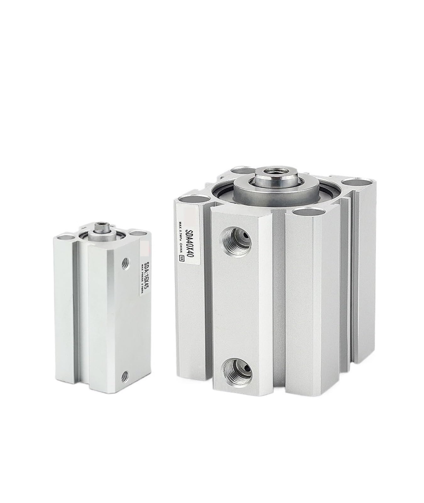 Vérin pneumatique mince SDA80x90-S pour résoudre le manque d'espace machine