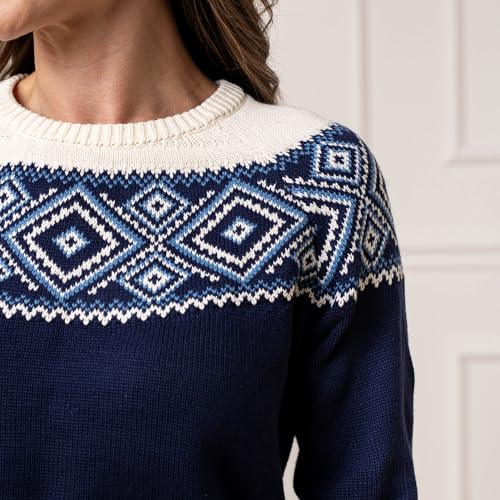 Image of Hope & Henry Women's Classic Long Sleeve Pullover Sweater