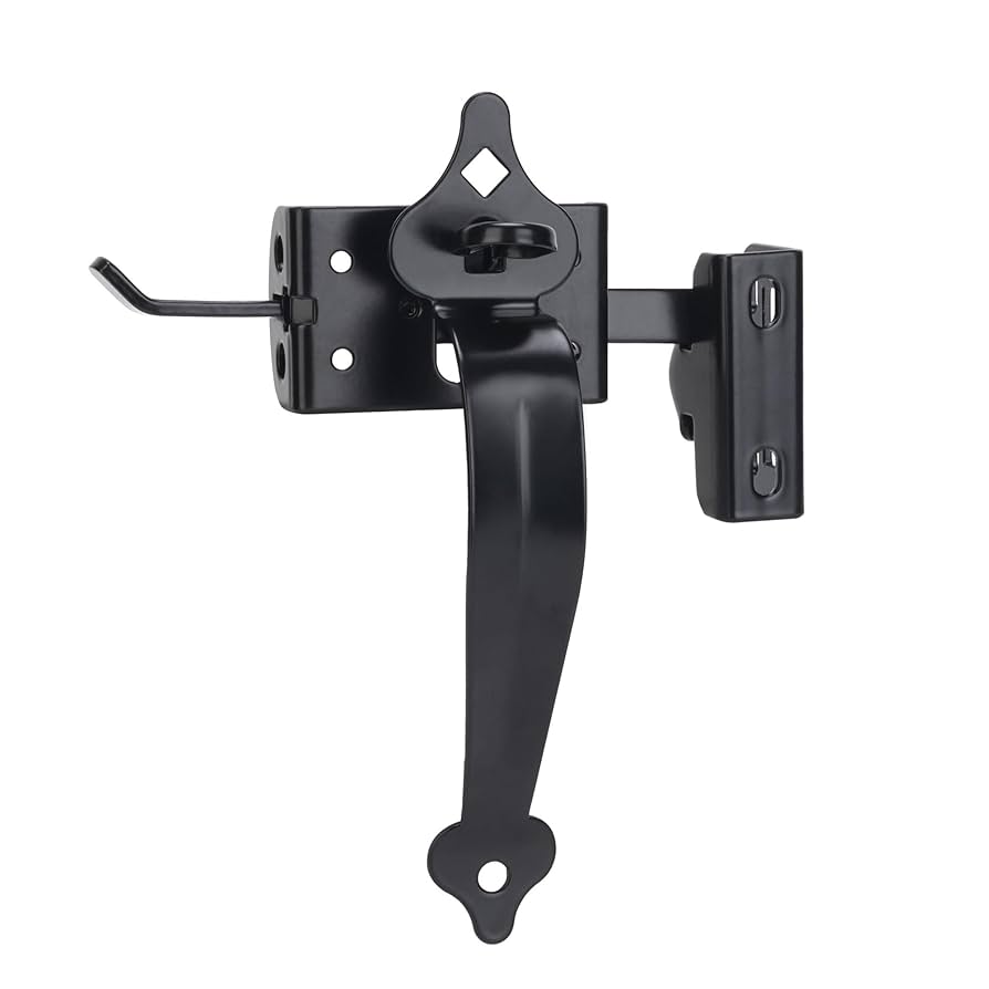 Amazon.com: HILLMASTER Thumb Gate Latch for Wooden Fence