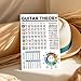YFET Left Handed GUITAR THEORY All in One Basic Guitar Theory Poster Chords Circle of Fifths Fretboard Canvas Poster Wall Art Bedroom Office Room Decor Gifts Unframe 12x18inch