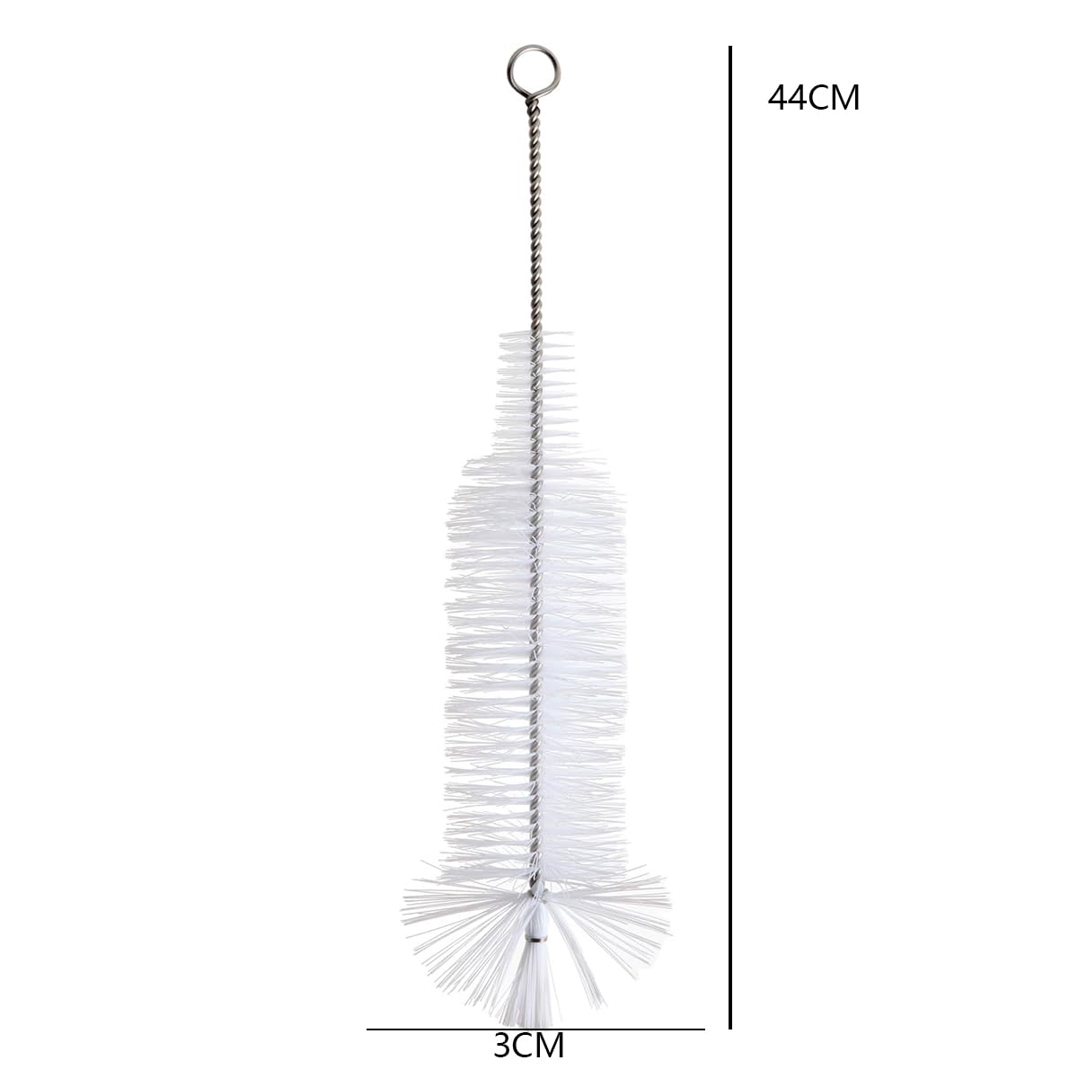 Cepillo para botellas, cepillo de limpieza, ideal para limpiar botellas de vidrio de boca estrecha, botellas de vino, botellas de cerveza, botellas de soda, botellas de aerosol, botellas de kombucha