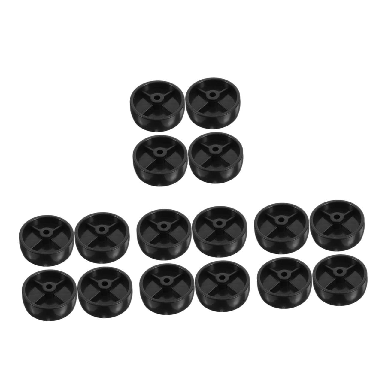 Roues de rechange pour chauffage de patio extérieur kit de roues mobiles universelles Cabilock 4 pièces