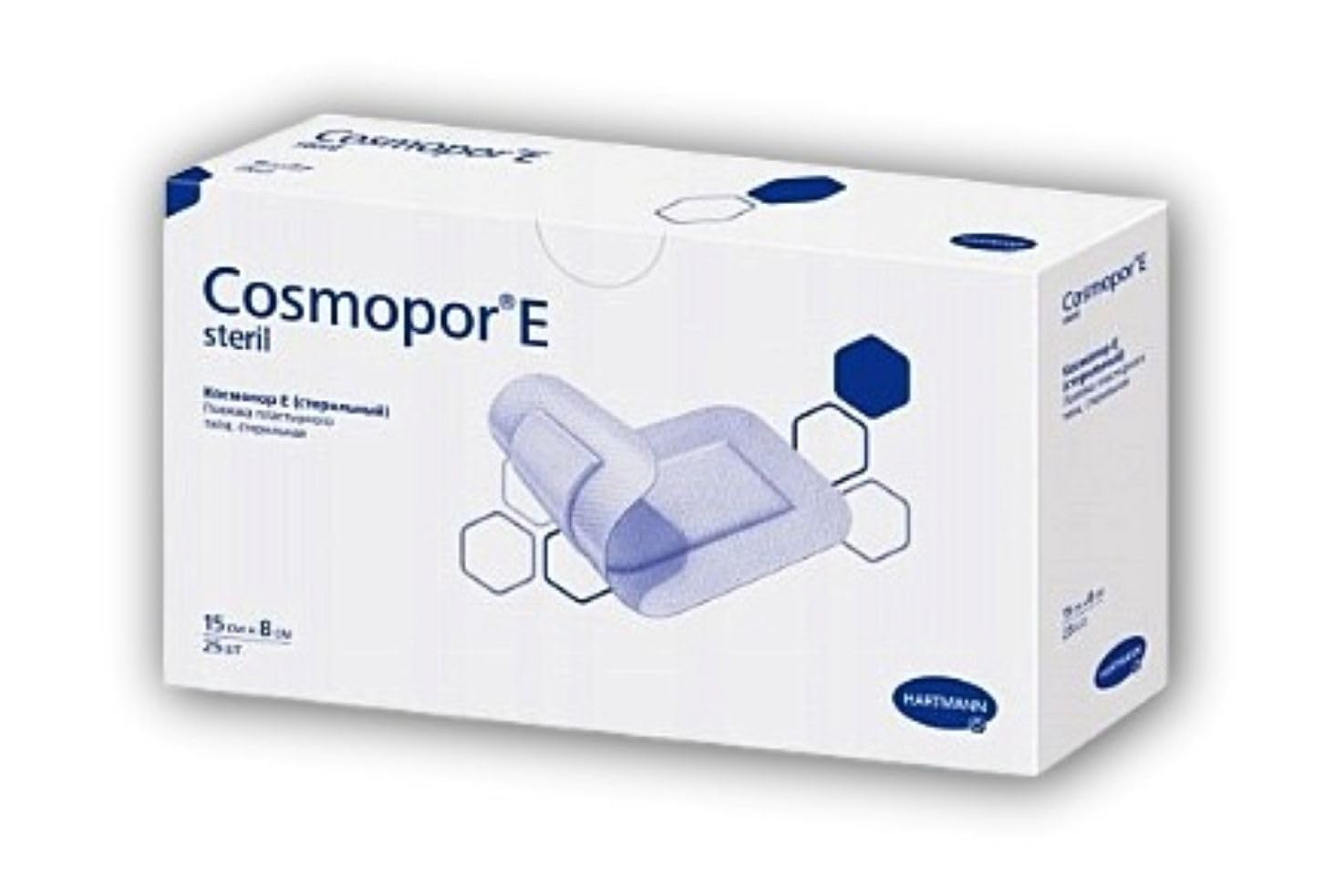 Cosmopor E - Tiritas (25 unidades, 15 x 8 cm)