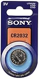 3 Stück Batterien Sony CR2032 Lithium 3 V Blister original Sony