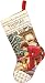 Janlynn Counted Cross Stitch Kit, Waiting for Santa Stocking