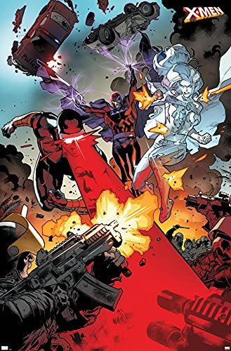 Marvel Comics The X-Men - Cyclops Magneto Emma Frost Wall Poster, 34L