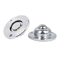 Vista 3 de Rodamiento de transferencia de bolas de rodillos - Unidad montada en brida para equipos de transmisión, transportador de 1 pulgada, 3 agujeros