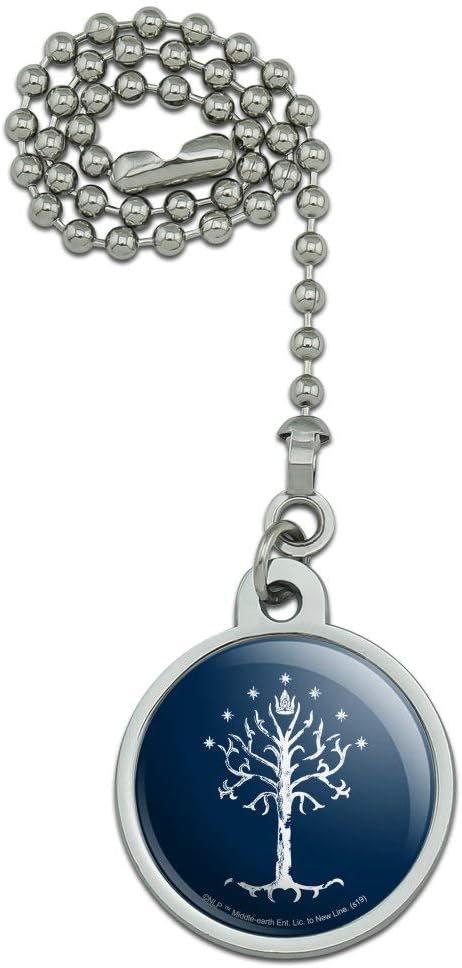GRAPHICS & MORE Lord of The Rings Tree of Gondor Ceiling Fan and Light Pull Chain