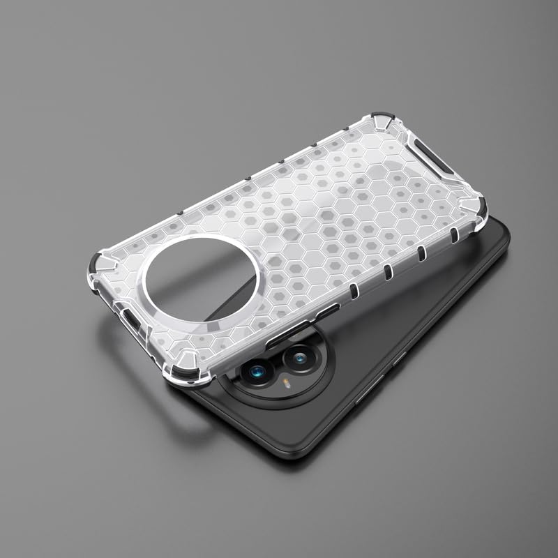 Image of Plastic Bumper Back Case Cover for Realme 14 Pro Plus 5G (Transparent)