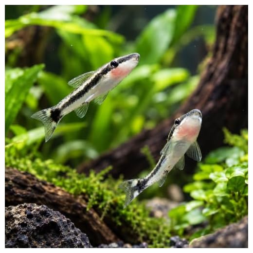 Swimming Creatures Otocinclus Catfish Trio