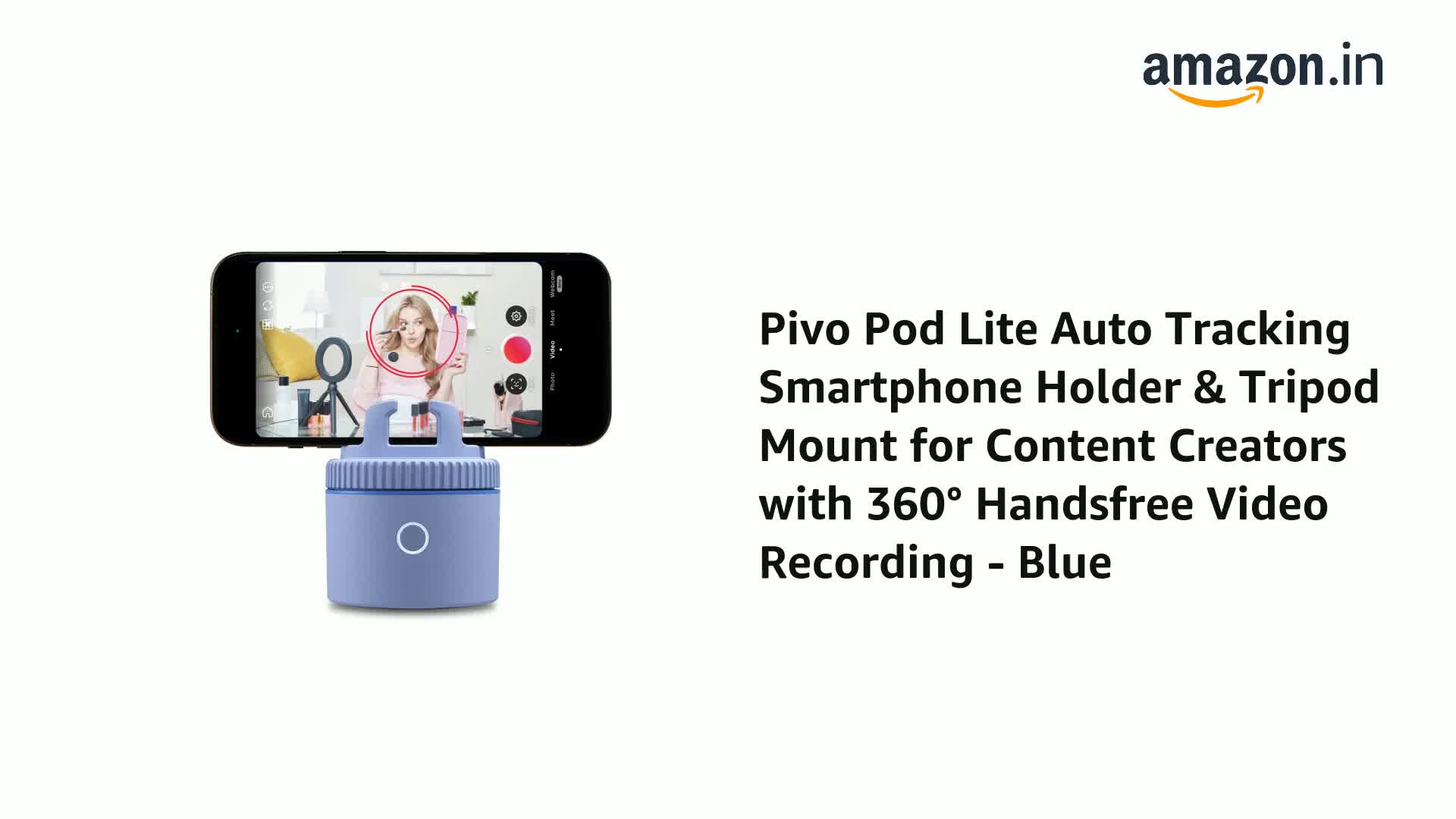 Watch Pivo Pod Lite Auto Tracking Smartphone Holder & Tripod Mount Watch Pivo Pod Lite Auto Tracking Smartphone Holder & Tripod Mount