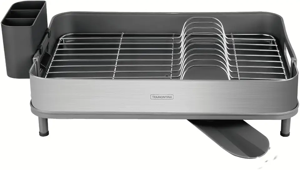 Escorredor de Louça Tramontina em Aço e Polipropileno