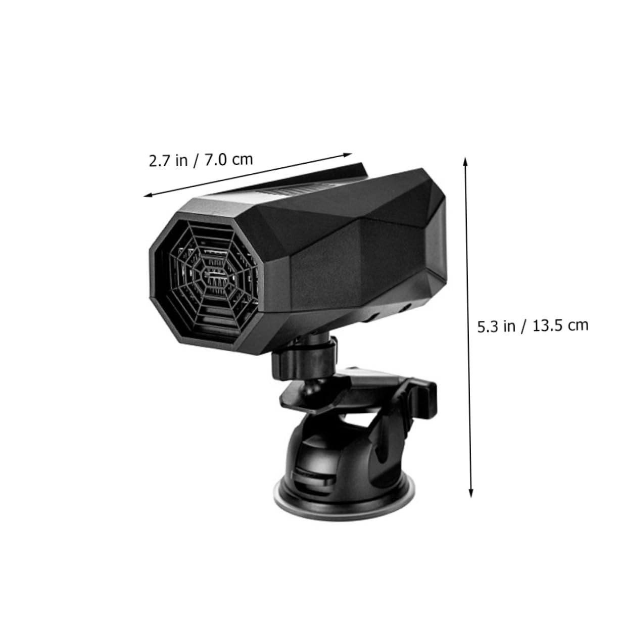 Amosfun Calentador Coche Portátil Calefactor Parabrisas para Coche Descongelador Vehículos Práctico Calefactor Automático Desempañador
