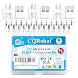 CQRobot JST XH 2,54 mm Tonhöhe 2-Polige Elektronischer Steckverbinder IC Männlich Stecker, Weiblich Buchsengehäuse und T-Crimp-Klemme. 50 Sätze / 200 Teile Kabel-Platine-Adapterkabelbaugruppe.