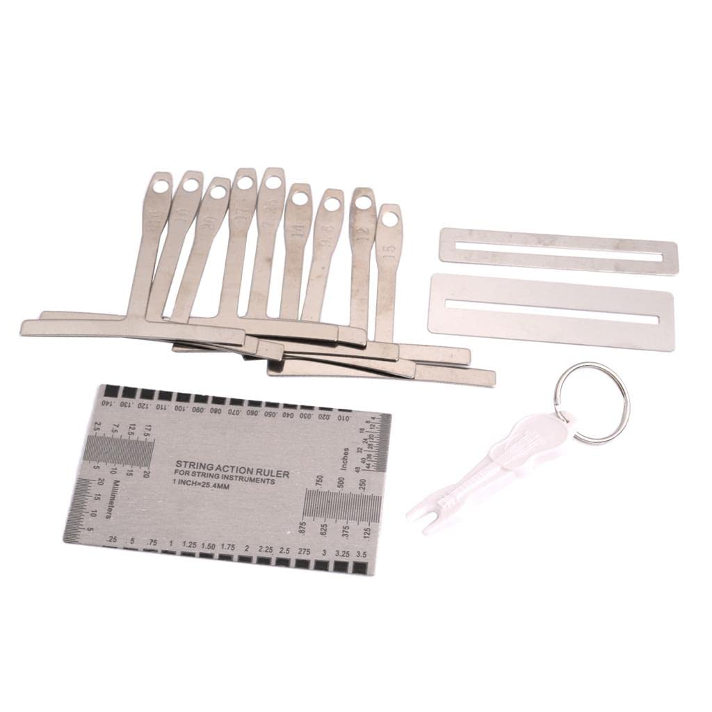 LICHTS 9pcs Understring Radius Gauge+String Action Gauge+2pcs Fingerboard Protector - Image 6 thumbnail