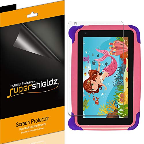 Supershieldz (3 Pack) Designed for Contixo Kids Tablet K4 7 inch Screen Protector, High Definition Clear Shield (PET)
