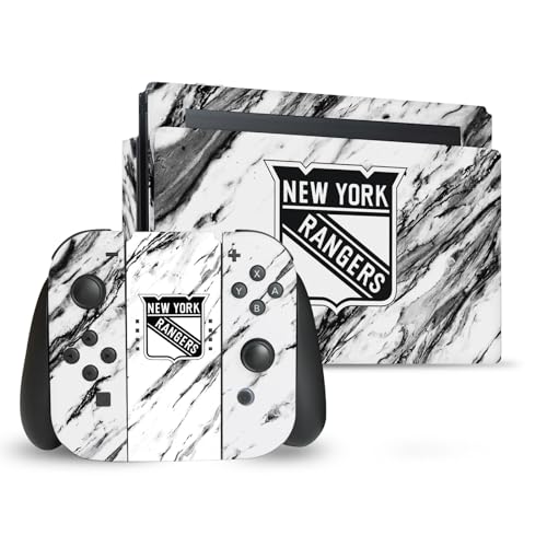 Autocollant Vinyle NHL New York Rangers pour Console Nintendo Switch et Manettes
