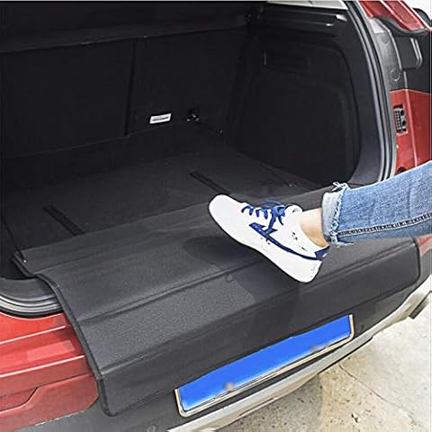 OTOEZ Foldable Car Bumper Guard Truck Rear Bumper Protector, Universal Trunk Mat Cargo Liner Floor Mat Cover