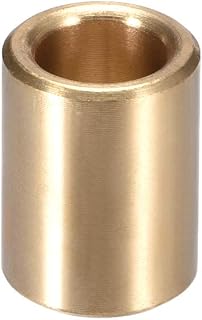 uxcell Bearing Sleeve 1/4" Bore x 3/8" OD x 1/2" Length Self-Lubricating Sintered Bronze Bushing