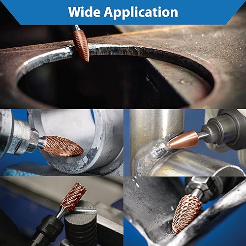 Hartmetall-Frässtifte mit Beschichtung ULTRA Co, 12 mm (metrisch) Durchmesser mit 6 mm metrischem Schaft, (speziell mit Chipbreaker) TJR… (Zylinder)