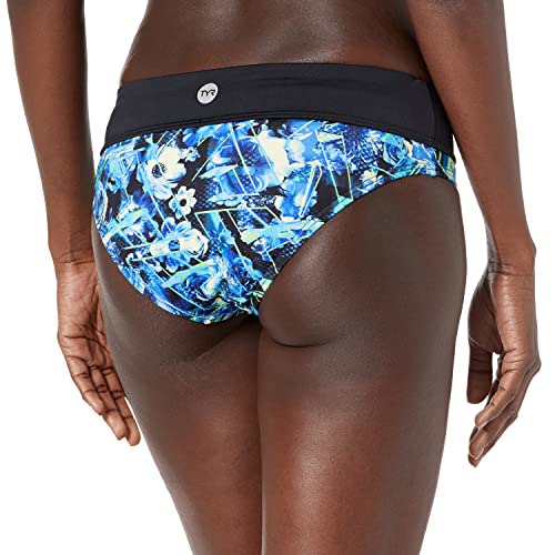 Tyr Sport Women's Standard Swim Briefs, Green/Multi, X-Small #TOP1