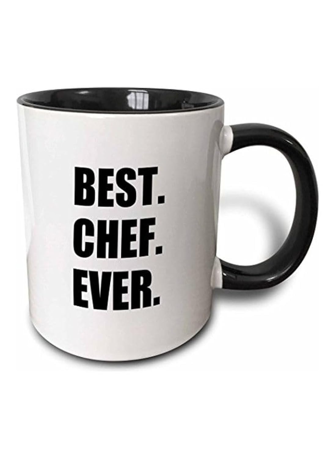 Best Chef Ever Printed Mug Black White/Black 325Ml - RYNmg13911
