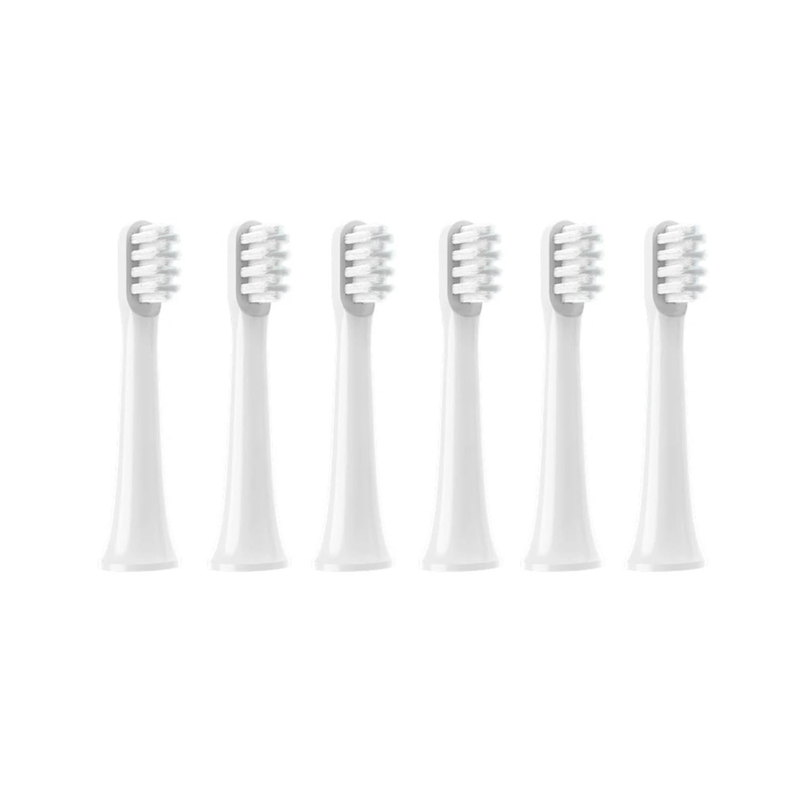 Compatible con cabezales de cepillo dientes repuesto Compatible cerdas suaves aspiradora eléctrica sónica Xiaomi T100(T100-6pcs)