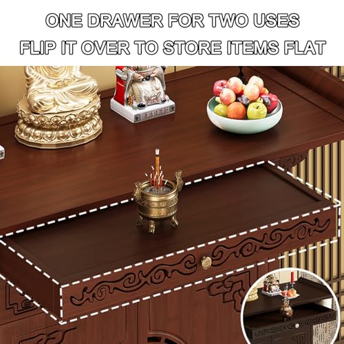 Table de méditation avec rangement : rangez vos accessoires de rituel - 6