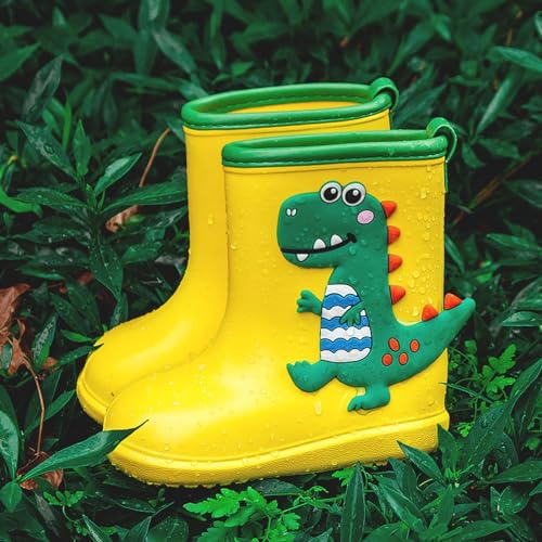 Toddler Shoes Summer Children'S Cute Shoes Eva Soft Soled Non Slip Baby Rain Boots For Men And Women Yellow 2.5 3.5Years2