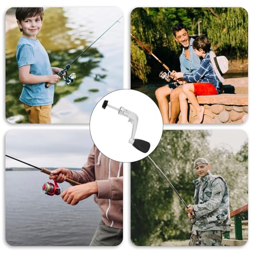 Salbsever 589854_1_MSRA1Z9D 2Pcs Fishing Reel Handle Universal Power Crank Knob Arm Freshwater Rods, Fishing Reel Rotary Knob Power Handle, Fishing Rod Handle Reel Power Handle Grips Fishing Reel Replacement Parts thumb #6