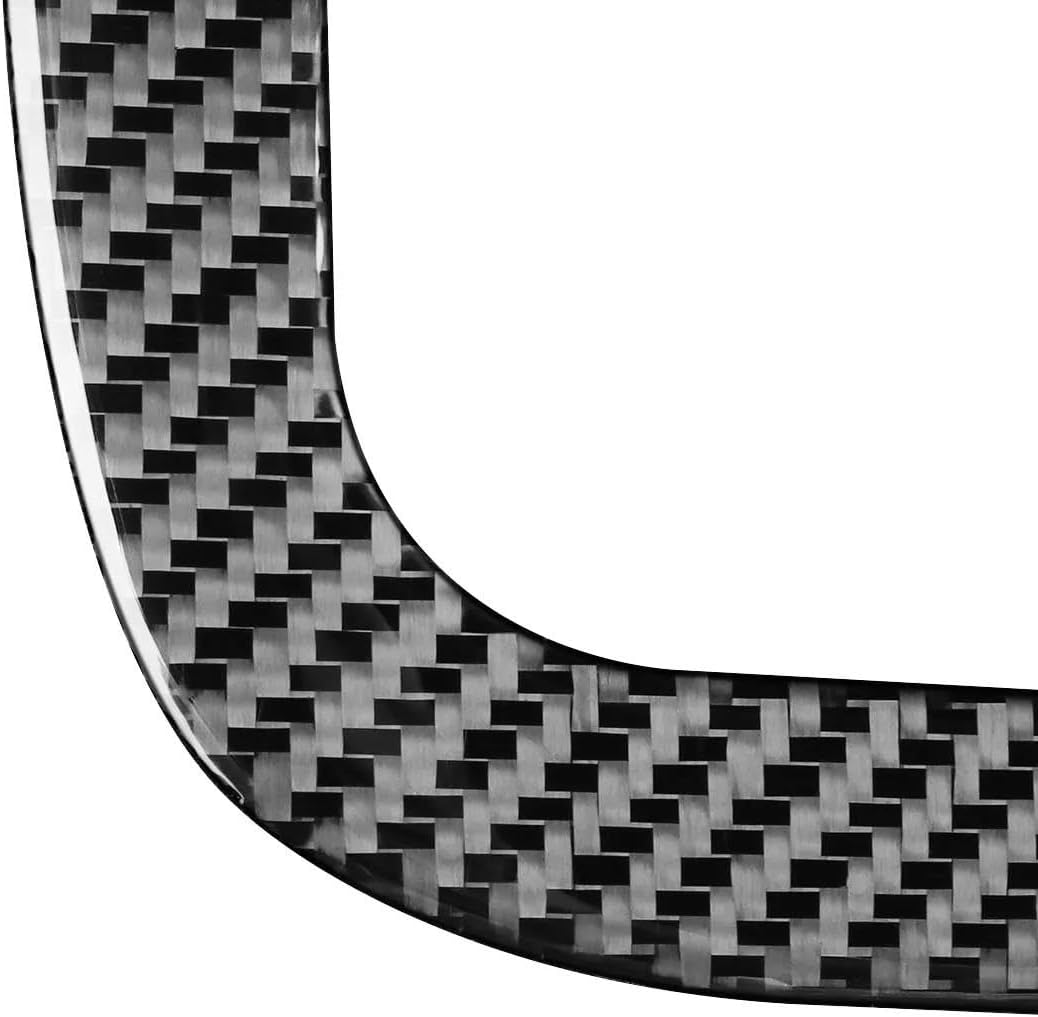 に適合する VW シロッコ 2008-2017用 カーボンファイバー製 CD/ACナビゲーションパネルフレーム デコレーションステッ