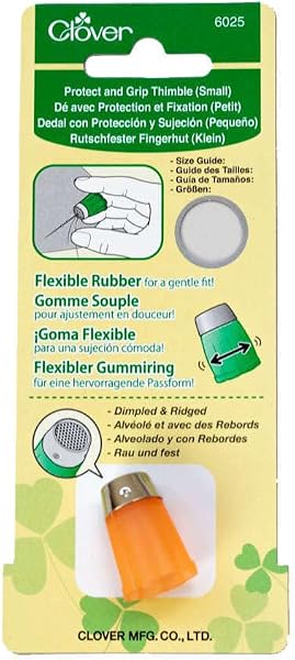 Clover Protect and Grip Thimble Small with breathable design