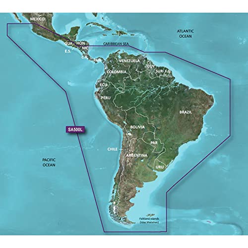 Garmin BlueChart® g3 HD - HXSA600X - South America - microSD™/SD™