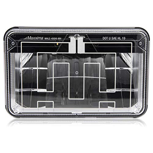 Maxxima 4X6 LED Head Lamp HIGH Beam with MaxxHeat Heated Lens