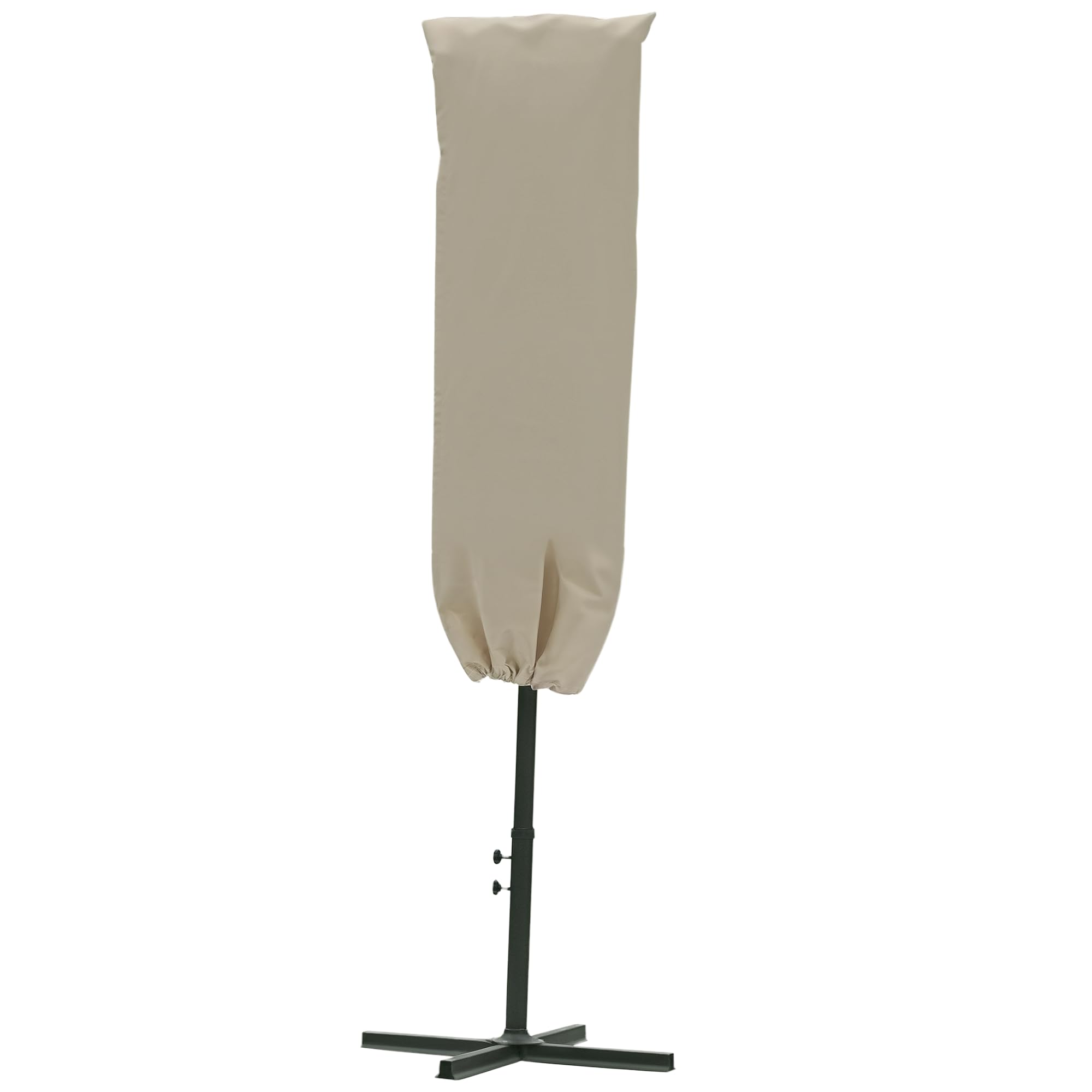 B&Q -  Garden Parasol Cover For 2-4.6M Outdoor Umbrella Protector W/ RodZipper