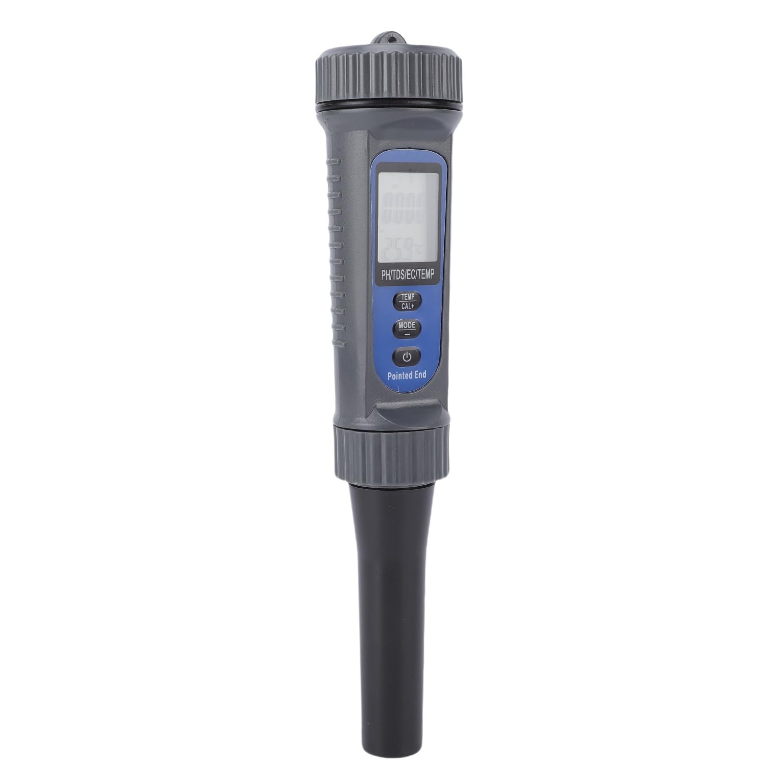 Fafeicy Misuratore di PH per Alimenti Tester Digitale TDS EC, Portatile in Plastica, Calibrazione Automatica, Multiparametro per Controllo qualità di Formaggio e Frutta e Test di Freschezza