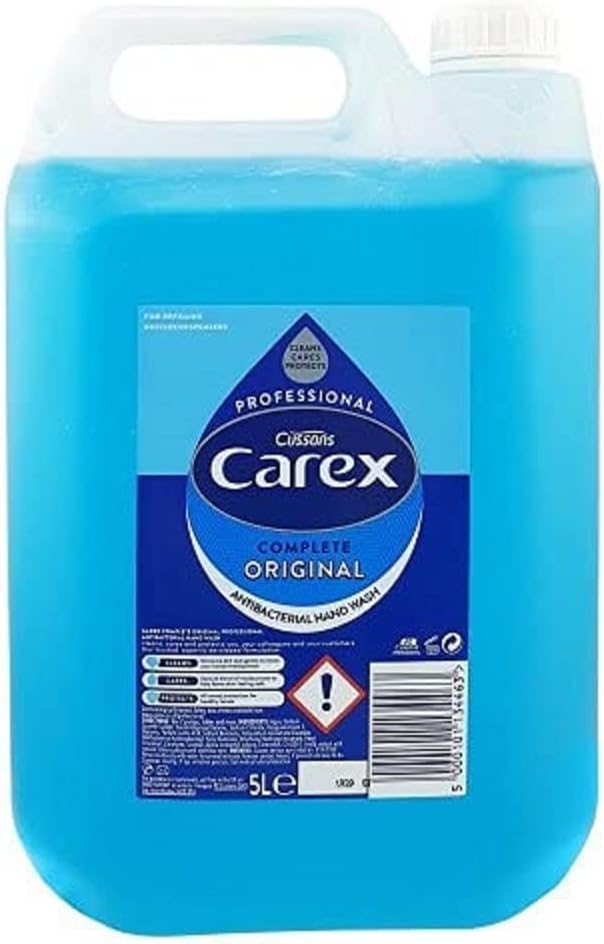Carex Antibacterial Original Hand Wash 5 Litre, Pack of 2 Liquid Soap