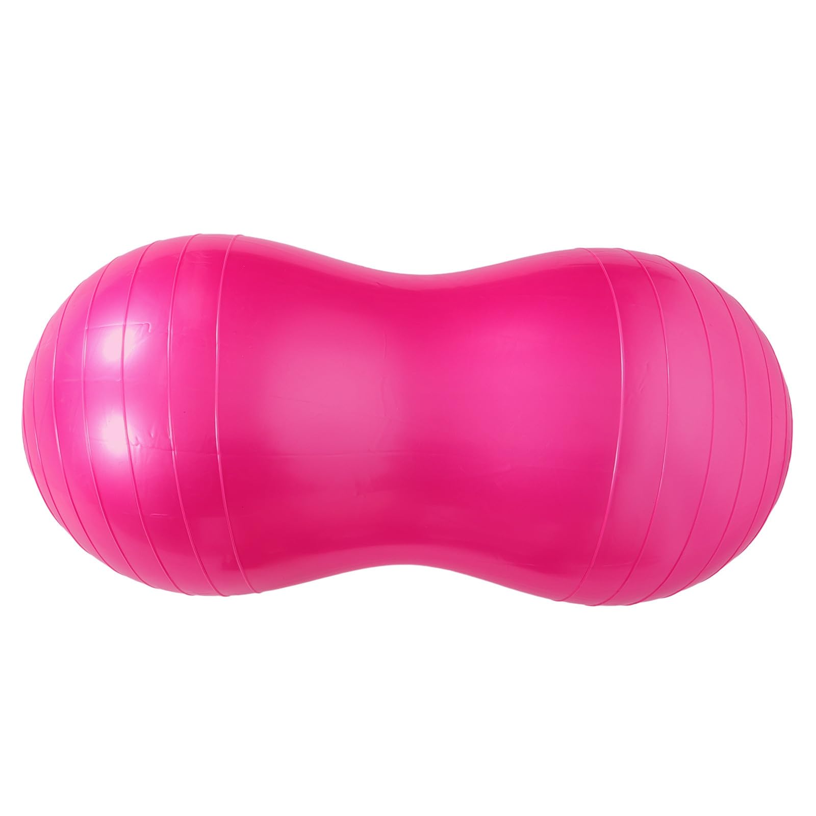 GARVALON Pelota de Yoga con Bomba Incluida de PVC con Forma de Maní para Ejercicios y Masaje Muscular Diseño Antiburst Grueso para Embarazo y Pilates