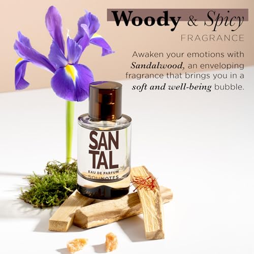 Image of Solinotes Santal Eau de Parfum, Spices & Musk, for Women & Men, 1.7 Fl Oz