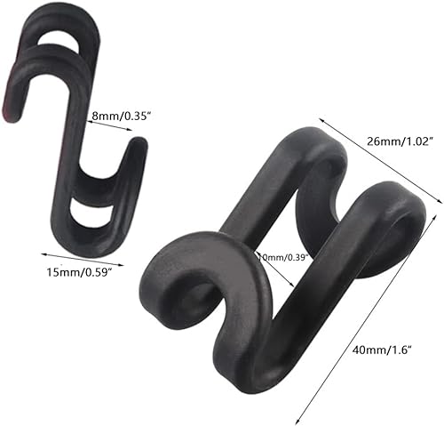 Miniatura 2 de Paquete de 70 ganchos para colgar ropa, mini gancho en cascada, resistente ahorro de espacio para armario (azul)