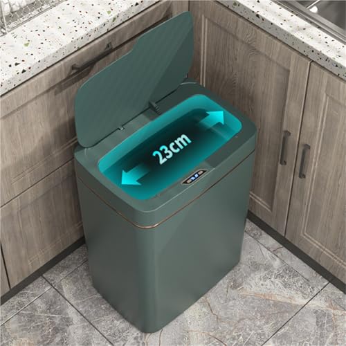 Bote de basura con sensor inteligente para cocina y baño miniatura 2